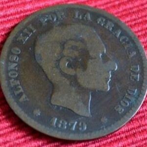 LG-237 España Cinco Centimos 1879