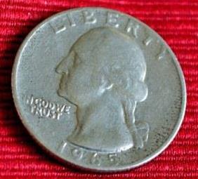 LG-268 USA 25 Centavos 1965