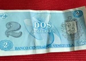 LG-287 Vzla Billete 2 Bolívares 1989