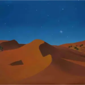 PC-068 FONDO DESIERTO ESTRELLADO