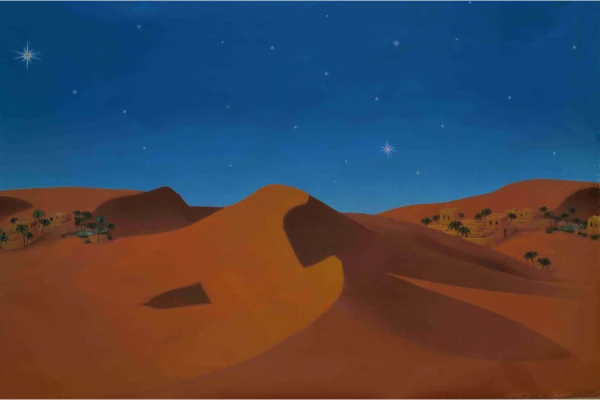 PC-068 FONDO DESIERTO ESTRELLADO